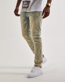 GFTD LA Kevin Slim Rhinestone Denim Jeans