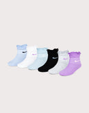Nike Ruffle Ankle Socks 6-Pack