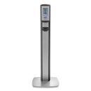 MESSENGER CS8 SILVER PANEL FLOOR STAND WITH DISPENSER, 1,200 ML, 15.13 X 16.62 X 52.68, GRAPHITE/SILVER-GOJ7518DSSLV
