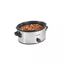 6 Qt Double-Dish Slow Cooker - Silver