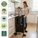 EZ Fold 'N Grow Learning Toddler Tower - Charcoal & Natural