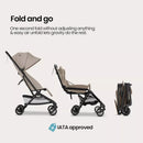 Velo Lightweight Travel Stroller - Khaki