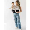Hip Seat Baby Carrier - Black/Gold