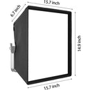 GVM Softbox for 672S, MB832, 50RS, 520LS, 520S, and 1200D LED Panels