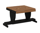 Berlin Gardens, Gliding Settee Table, Antique Mahogany on Black