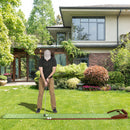Golf Putting Mat Practice Training Aid With Auto Ball Return and 3 Hole Sizes