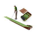 Golf Putting Mat Practice Training Aid With Auto Ball Return and 3 Hole Sizes