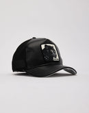 Goorin Bros Leather Panther Trucker Hat