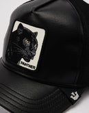 Goorin Bros Leather Panther Trucker Hat