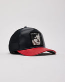 Goorin Bros Leather Wolf Trucker Hat