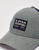 G-Star Indigo Stripe Embro Baseball Trucker Hat