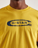 G-Star Distressed Old School Logo Tee