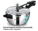 Hawkins 3.5 Liter Triply Stainless Steel Pressure Cooker Inner Lid Cooker