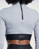 Reebok Cardi B Long-Sleeve Crop Top