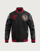 Pro Standard NHL Chicago Blackhawks Retro Classic Rib Wool Varsity Jacket
