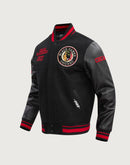 Pro Standard NHL Chicago Blackhawks Retro Classic Rib Wool Varsity Jacket