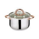 6-Piece Stainless Steel Casserole Set Pots and Lids