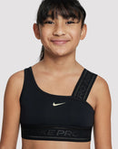 Nike Pro Swoosh Asymmetrical Sports Bra Grade-School