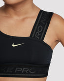 Nike Pro Swoosh Asymmetrical Sports Bra Grade-School