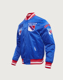 Pro Standard NHL New York Rangers Retro Classic Rib Satin Jacket
