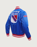 Pro Standard NHL New York Rangers Retro Classic Rib Satin Jacket