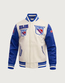 Pro Standard NHL New York Rangers Retro Classic Rib Wool Varsity Jacket