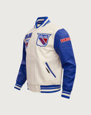 Pro Standard NHL New York Rangers Retro Classic Rib Wool Varsity Jacket