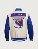 Pro Standard NHL New York Rangers Retro Classic Rib Wool Varsity Jacket