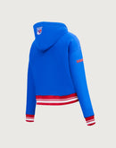 Pro Standard NHL New York Rangers Retro Classic Rib Cropped Hoodie
