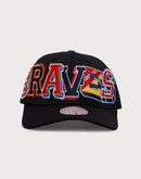Mitchell & Ness MLB Atlanta Braves Hyper Type Snapback