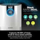 Shark Air Purifier with True HEPA Compact Quiet Clean Sense IQ White