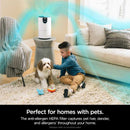 Shark Air Purifier with True HEPA Compact Quiet Clean Sense IQ White