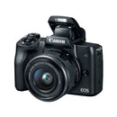 Canon EOS M50 with EF-M 15-45mm IS STM & EF-M 55-200 IS STM Lens Kit