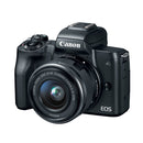 Canon EOS M50 with EF-M 15-45mm IS STM Lens Kit (Black)