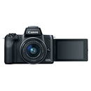 Canon EOS M50 with EF-M 15-45mm IS STM Lens Kit (Black)