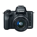 Canon EOS M50 with EF-M 15-45mm IS STM Lens Kit (Black)