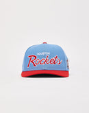 Mitchell & Ness Houston Rockets Script Snapback Hat