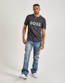 Boss Textured Logo Tee