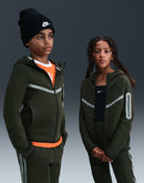 Nike Tech Fleece Full-Zip Reflective Hoodie Grade-School