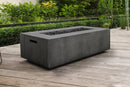 Prism Hardscapes - Porto Series 60 Rectangular Concrete Fire Table w/ Hidden Propane Storage