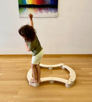 Circular Wooden Balance Beam Set | Montessori