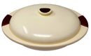 INDIT Oval Glass 2400ML Food Serve
