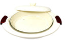 INDIT Oval Glass 2400ML Food Serve