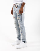 Dekryptic Industrial Indigo Stone Belt Jeans