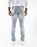 Dekryptic Industrial Indigo Stone Belt Jeans