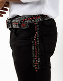 Dekryptic Industrial Indigo Stone Belt Jeans