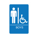 Palmer Fixture ADA compliant Restroom Signs-BL--BOYS RESTROOM-IS1007-15