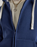 DH Essentials Basic Full-Zip Fleece Hoodie