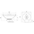 Prism Hardscapes - Ibiza Round Concrete Fire and Water Bowl PH-441-FWB