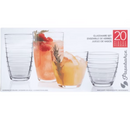 20-Piece Glass Tableware Set